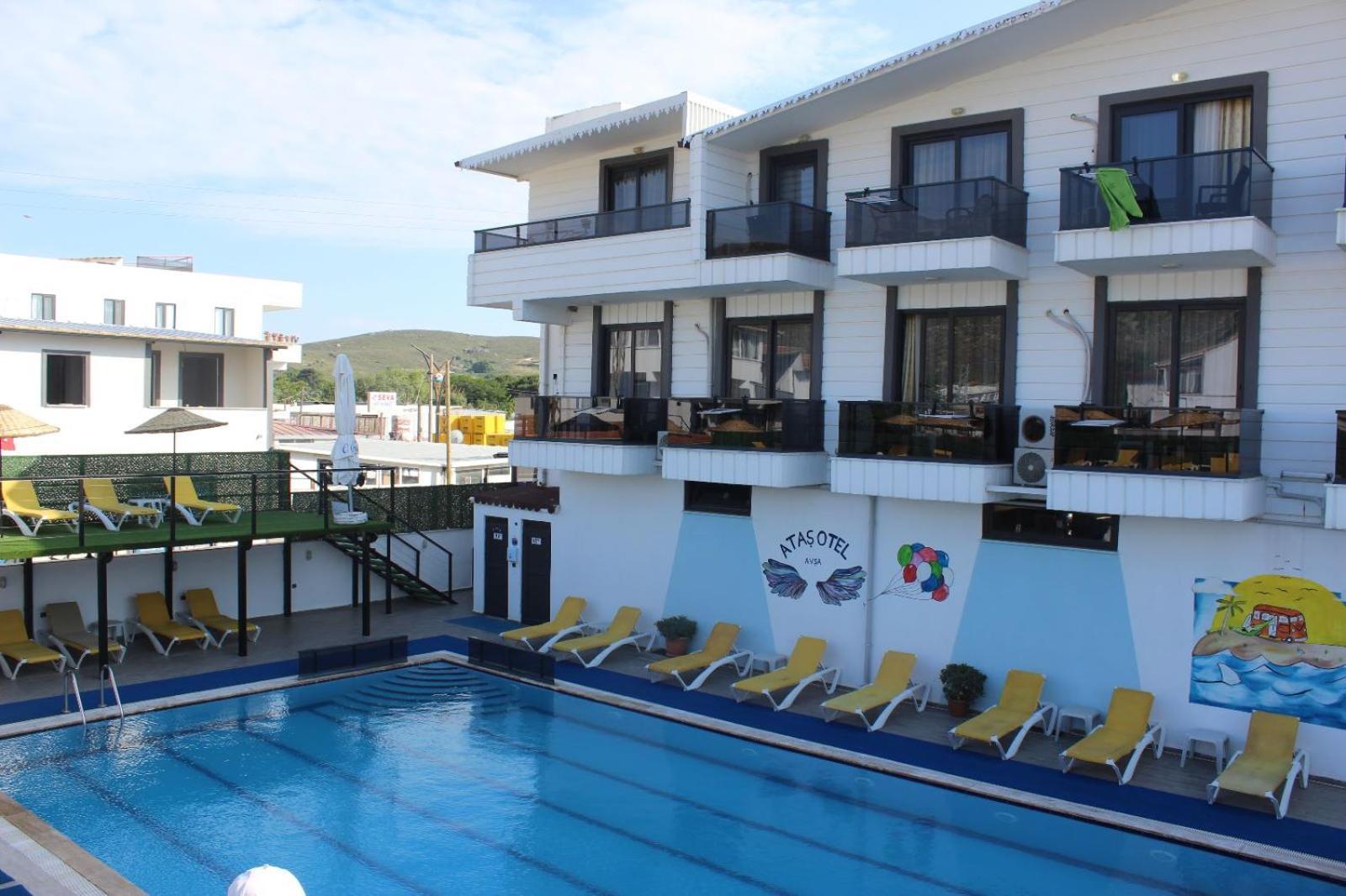 Atas Aqua Otel Avsa Türkeli Bagian luar foto
